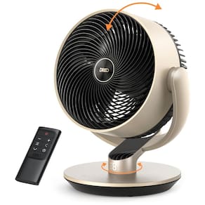 Ventilador de Mesa 40 cm com Controle Remoto, 9 Velocidades, Oscilante Omnidirecional de 120°+90°, Controle de Voz, 110V 48W, Dreo CF714S,