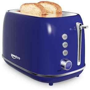 Torradeira 2 Fatias com Função Bagel 6 Níveis 825W, 110v, KEENSTONE, Azul