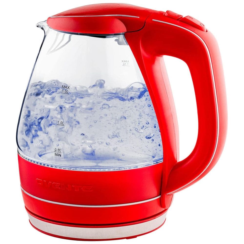 Chaleira elétrica portátil, vermelho, OVENTE KG83R, Vermelho