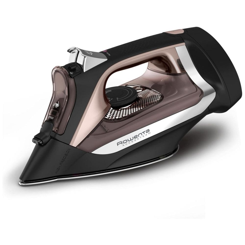 Ferro de Passar a Vapor com Cabo Retrátil 1725W, ROWENTA DW2459, Preto