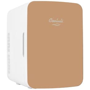 Geladeira e Frigobar para carro, Portátil, 1 240V, 12V, L, COOLULI Infinity 10 Liter Gold Mini Fridge, Dourado