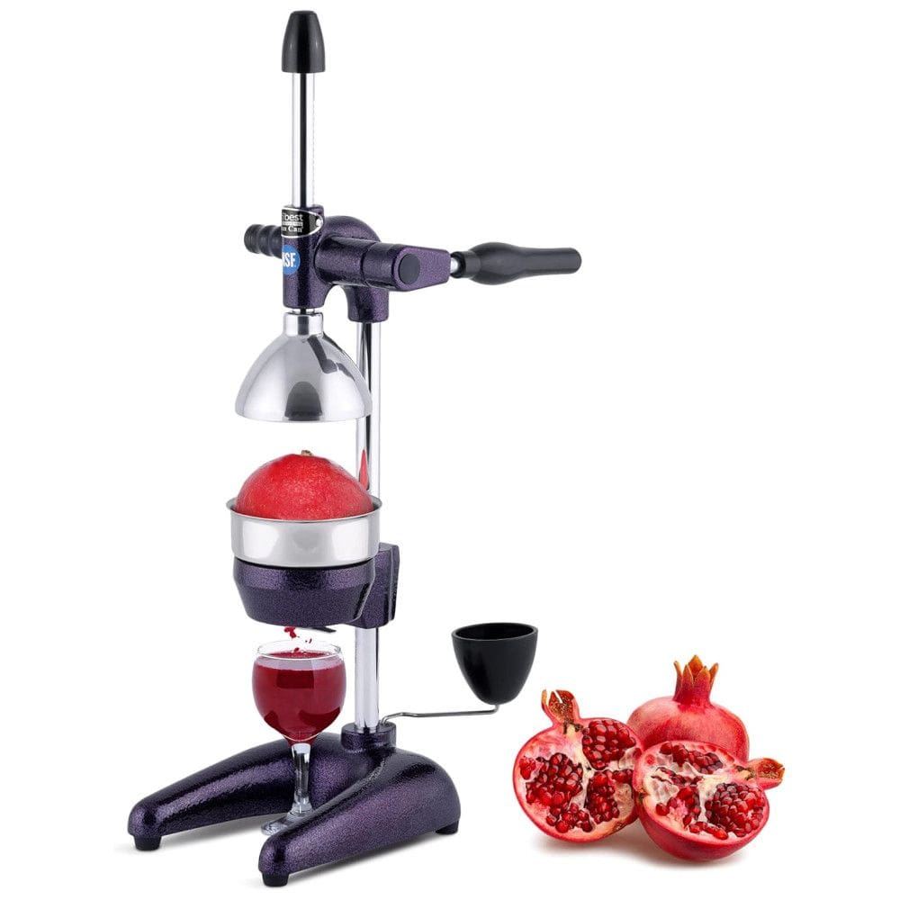 Pro Espremedor Manual Profissional, Aço Inoxidável, Roxo, TRIBEST MJP 105 XL, Violeta