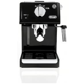 Cafeteira Elétrica Expresso 15 Bar, Aço Inoxidável, 1100W, 110v, DELONGHI ECP3120, Preto