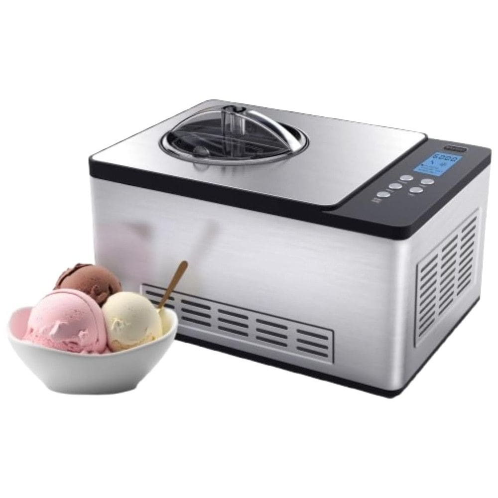 Máquina de Sorvete Automática 2L de Capacidade, Aço Inoxidável, 110v, WHYNTER ICM 220SSY, Prateado