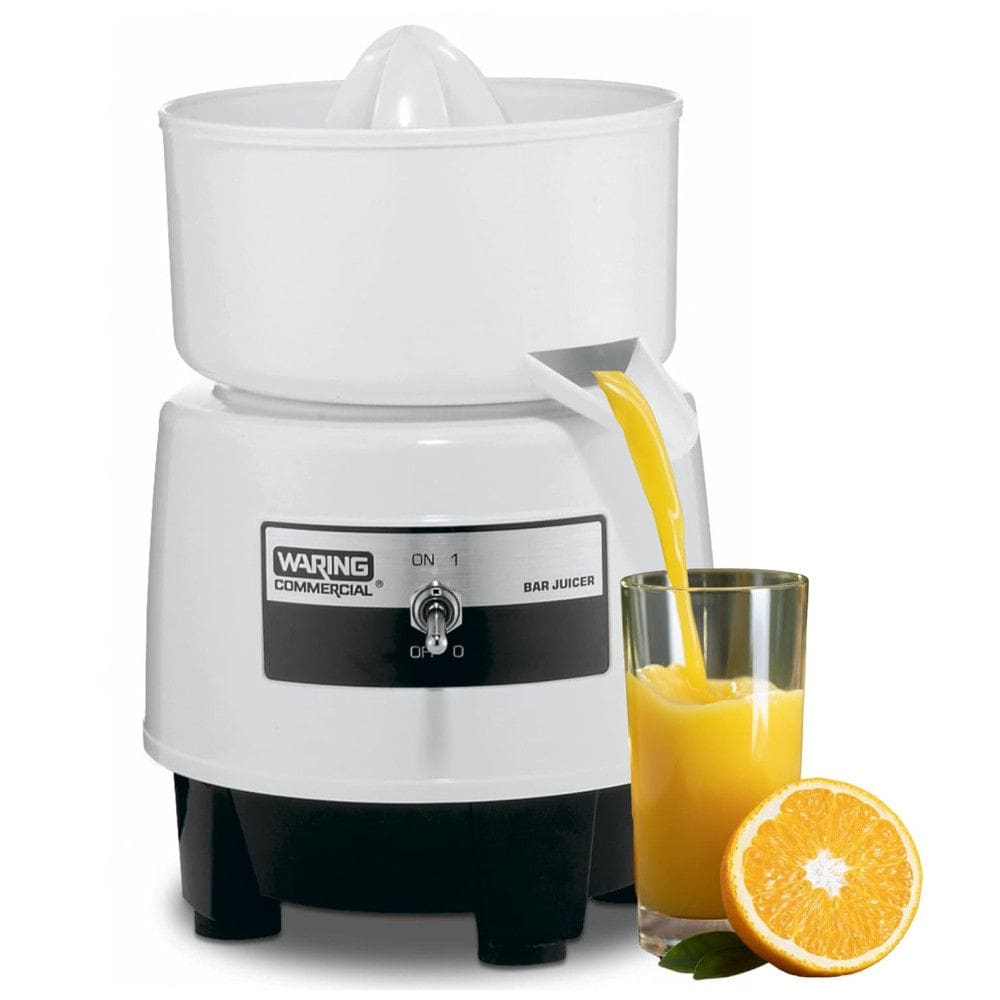 Espremedor de Frutas Elétrico para e Limão, Aço Inoxidável, 110v, WARING BJ120C, Branco