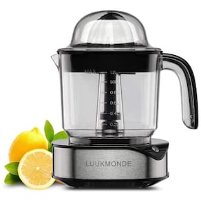 Espremedor de Citrinos Elétrico 1.2L Grande Volume Espremedor de com Motor Potente e Lâmpada de Trabalho LED Extrator de Espremedor