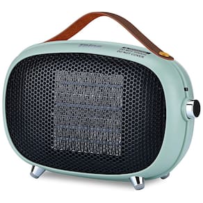 Teioe M7 Aquecedor de Cerâmica Elétrico Portátil, 800W, 110V, Verde