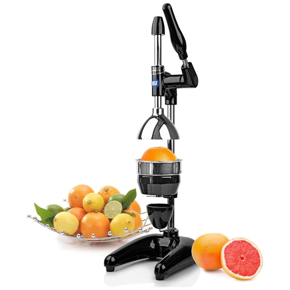 Pro Espremedor Manual Profissional, Aço Inoxidável, TRIBEST MJP 100, Preto