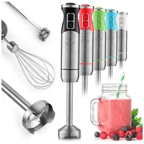 Zulay Mixer 3 em 1 com 8 Velocidades e Acessórios, 500W, 110V, Preto