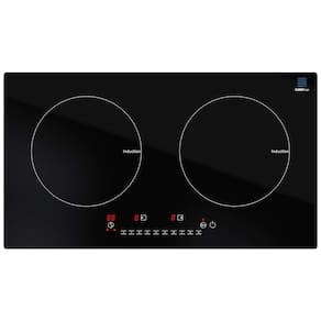 Queimadores de indução portáteis Cheftop fogão de indução 120V tampo de cerâmica digital com trava de segurança para crianças, 1800 watts,