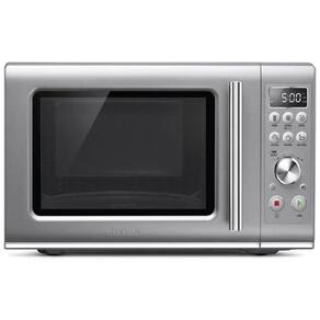 Micro ondas BMO650SIL de Bancada 45 Litros Multifuncional de Aço Inoxidável, 900W, 110v, BREVILLE BMO650SIL1BUC1, Prateado