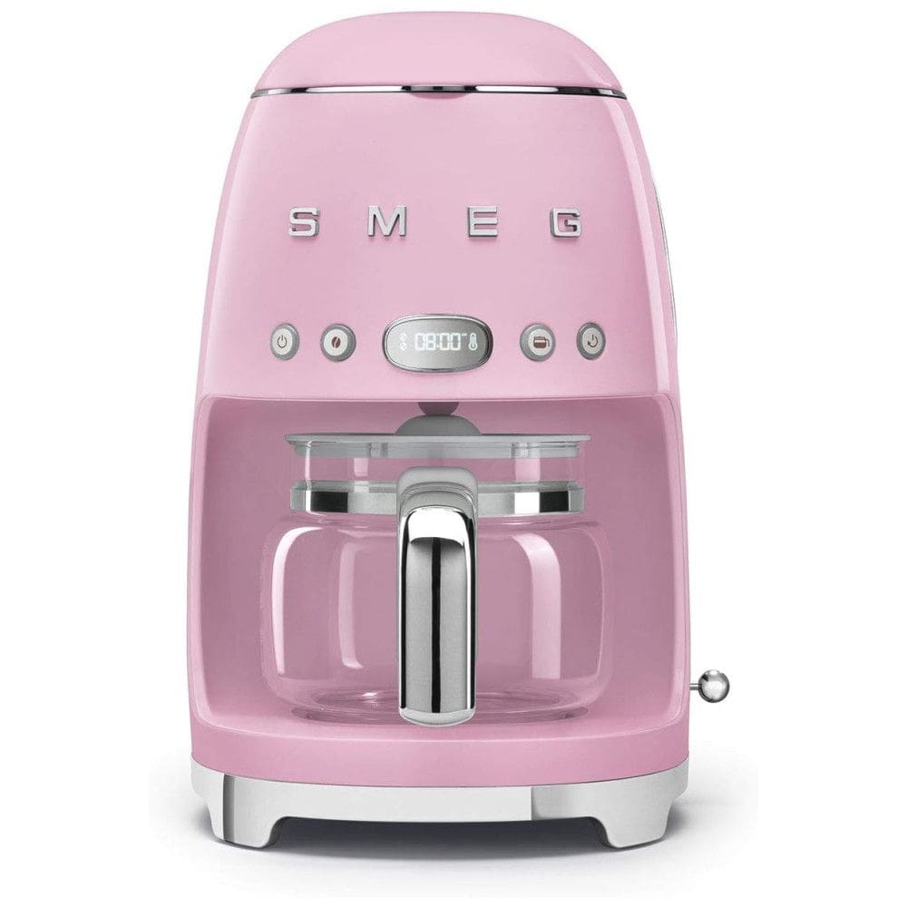 Cafeteira Elétrica Programável 50s Expresso Retro Programável, 1050W, 110v, SMEG DCF02PKUS, Rosa