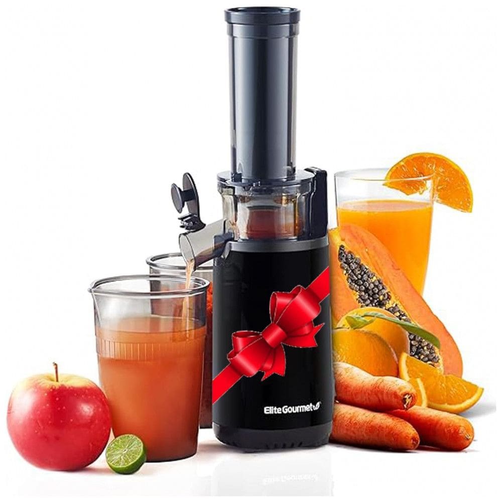 Centrifuga de Frutas para Alto Rendimento de Nutrientes, 110V Elite Gourmet EJX600, Preta