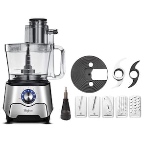 Processador de Alimentos Multifuncional 3.3L em Aço Inoxidável com Acessórios, 700W, 110v, MAGICCOS FP408, Prateado