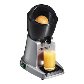 Espremedor Elétrico Profissional de Frutas Proctor Silex 66900 com Proteção Contra Respingos e Bandeja Coletora, 160W, Prata