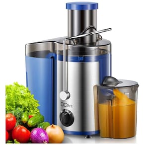 Centrifuga de Frutas e Vegetais com 2 Velocidades, 110V 500W, QCen, Azul