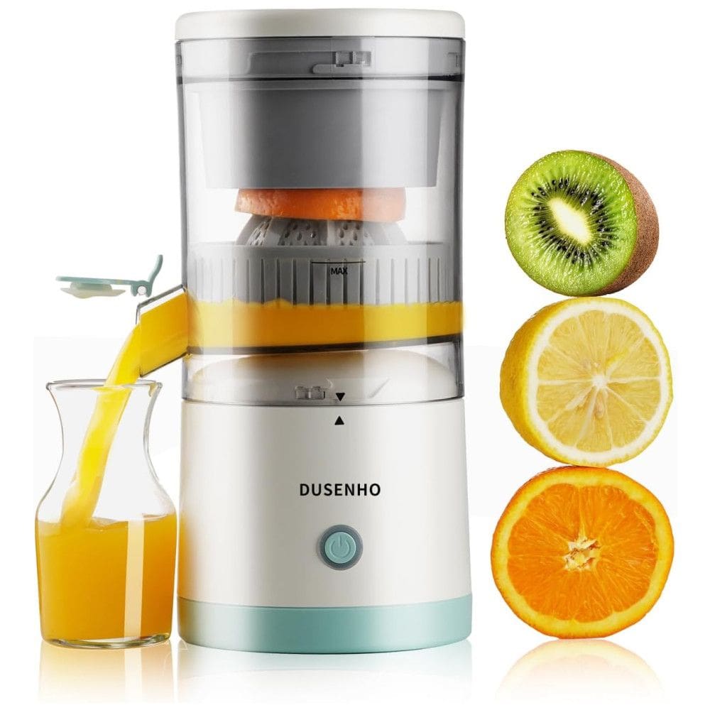 Centrifuga de Frutas Portátil Recarregável via USB, 110V, DUSENHO, Branco