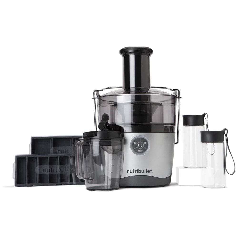 Centrífuga de Frutas e Vegetais 1,5 Litros com Acessórios, 110V 1000W, NutriBullet NBJ50200, Prata