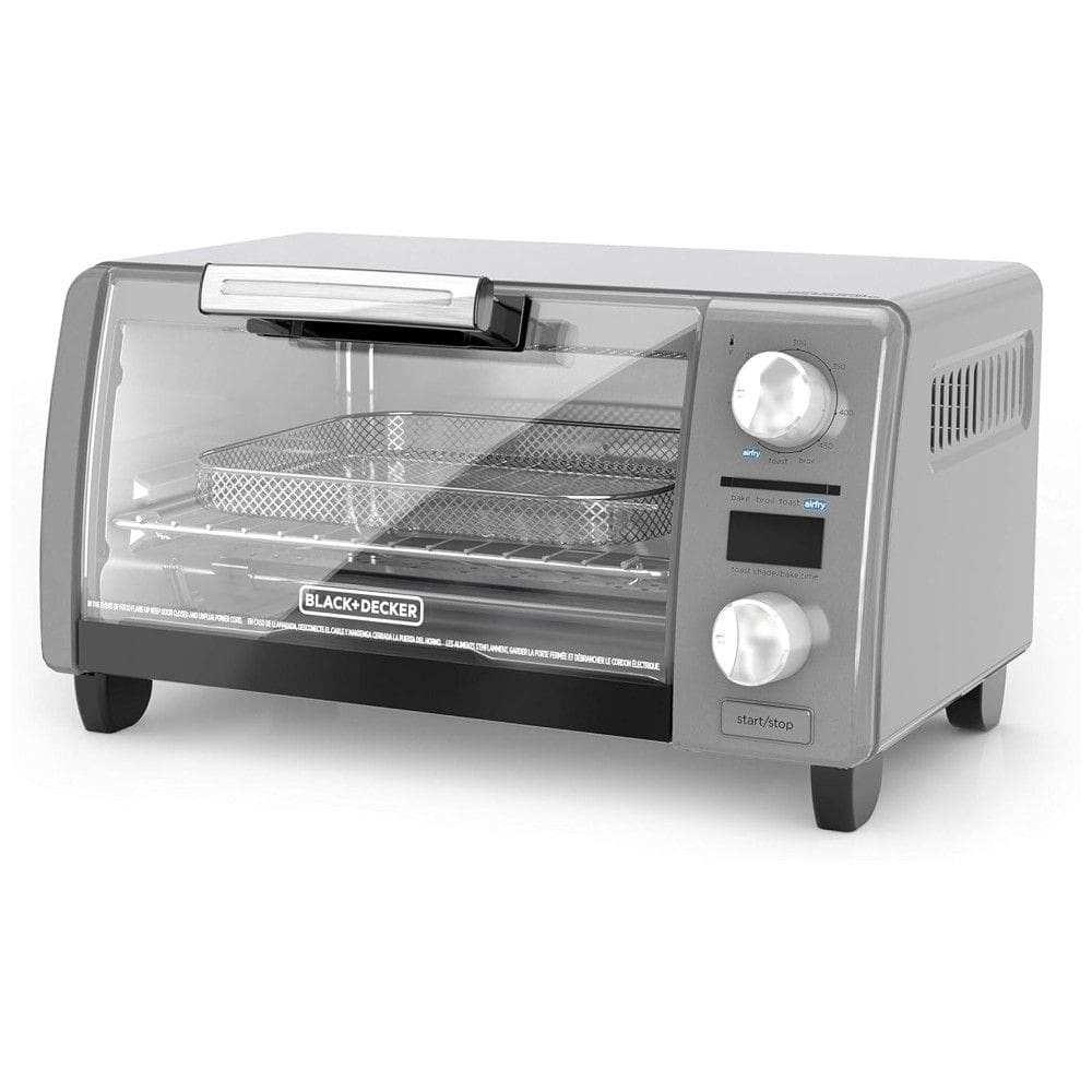 Forno Torradeira com Tecnologia Air Fryer, 110V Black Decker TOD1775G, Cinza