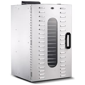 Desidratador de Alimentos Profissional com 20 Bandejas, Aço Inoxidável, 110V 1500W, Iproods, Prata