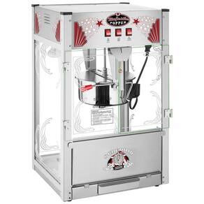 Máquina de Pipoca de Bancada Estilo Cinema com Panela de 0,56g, 110V 1440W, Superior Popcorn Company 82-P068, Prata