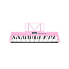 Teclado Musical Waldman WTS-300 Rosa - 61 Teclas
