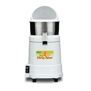 Centrifuga de Frutas Profissional com Motor Silencioso e Proteção Contra Respingos, 110V 375W, Waring JC4000, Branca