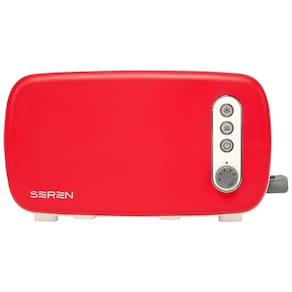 Torradeira 2 Fatias com Bandeja de Migalhas Removível, Funções Descongelar, Cozinhar e Reaquecer, 110V 850W, Berghoff, Vermelha