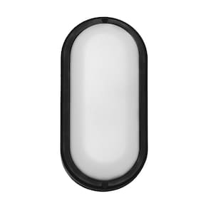 Kit 4 Arandela Tartaruga Led Taschibra Phare Slim 12w Ip65 4000k Bivolt Preto