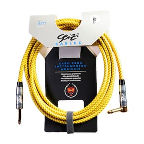 Cabo P/ Instrumento Seizi Energy P10R/ P10A Yellow & Brown 3 Metros - CB0547