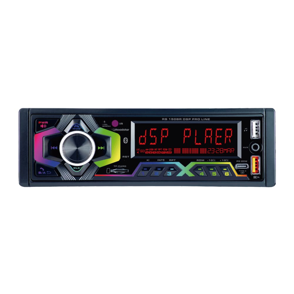 Auto Radio Roadstar RS150BR AM/FM Bluetooth DSP PRO Line