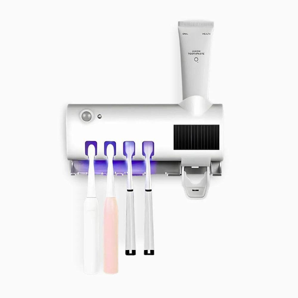 Suporte Dipenser C/ Esterilizador Porta Escova E Pasta Dente