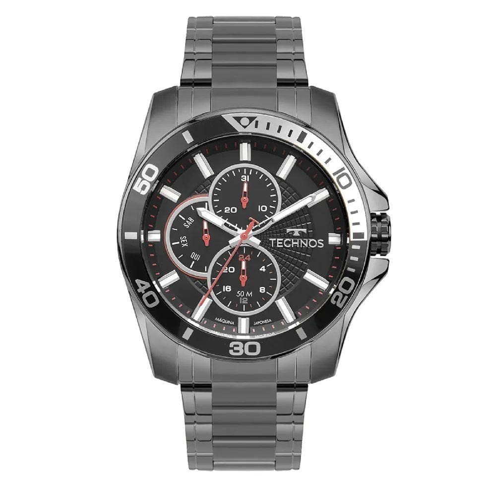 Relógio Technos Racer 6p27duw/1p Grafite