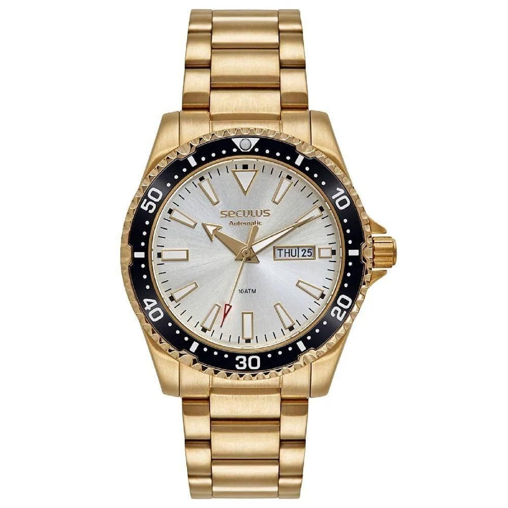 Relógio Seculus Diver Automático 44237gpsvda3 Dourado