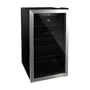 Cervejeira Expositor Vertical HQ Vidro Duplo 100 Litros Inox HQ-100CEVPV 220V