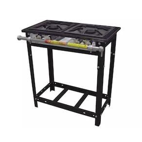 Fogão Industrial 2 Bocas QS/QD 30x30 Linha Extra Baixa Pressão Venâncio E2