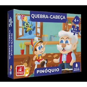 Quebra-cabeca Madeira Pinoquio 24pcs Brinquedo Infantil Kids