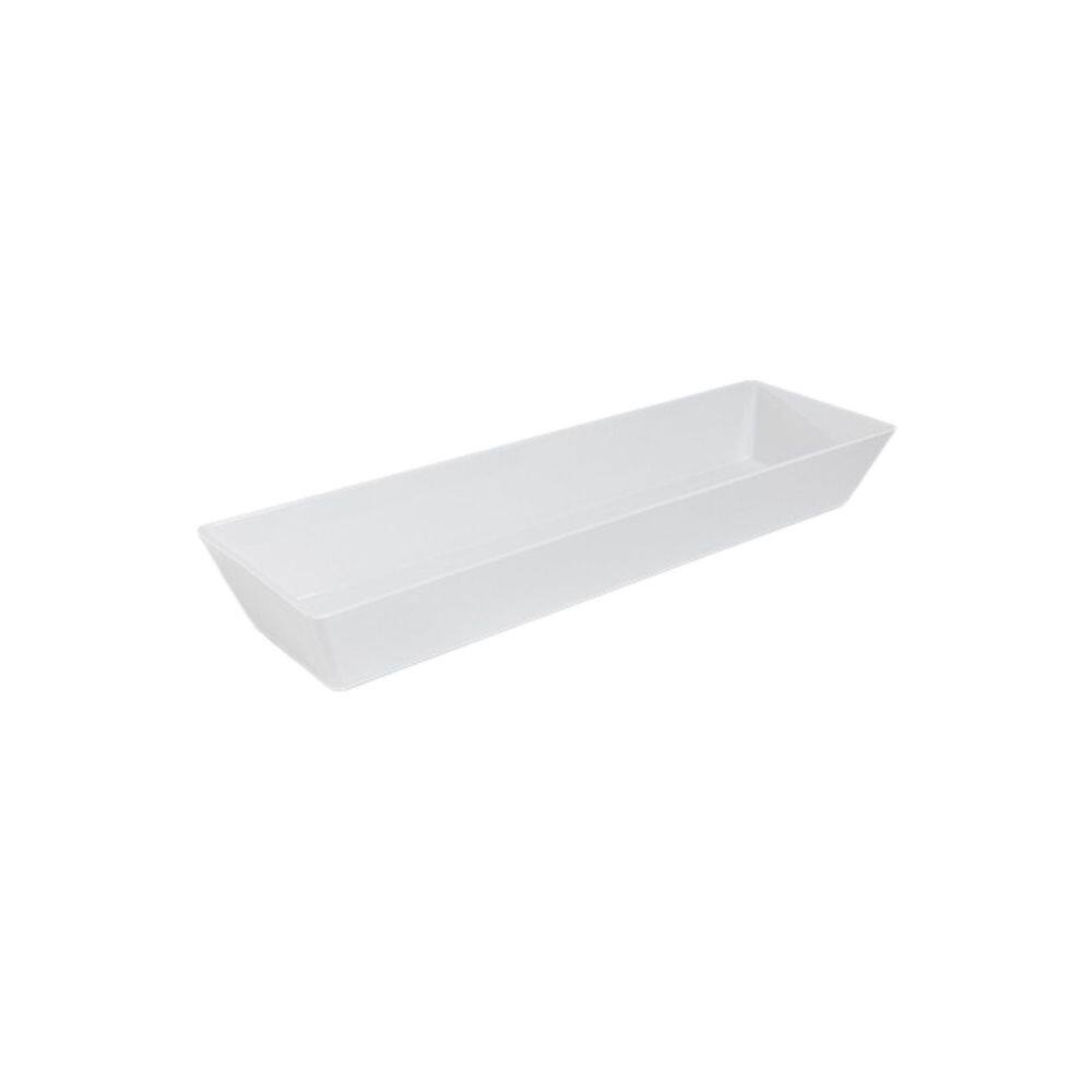 Travessa Retangular Gastronorm Deep Haus Branco - 6 Litros