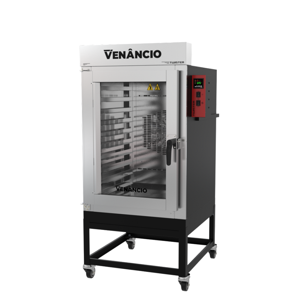 Forno Turbo a Gás Twister 10 Esteiras Venâncio FVT10G Monofásico 127V