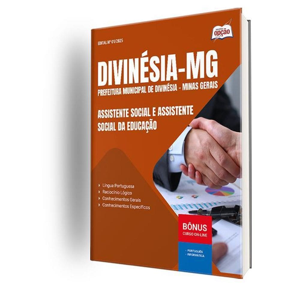 Apostila Prefeitura Divinésia Mg 2025 Assistente Social E