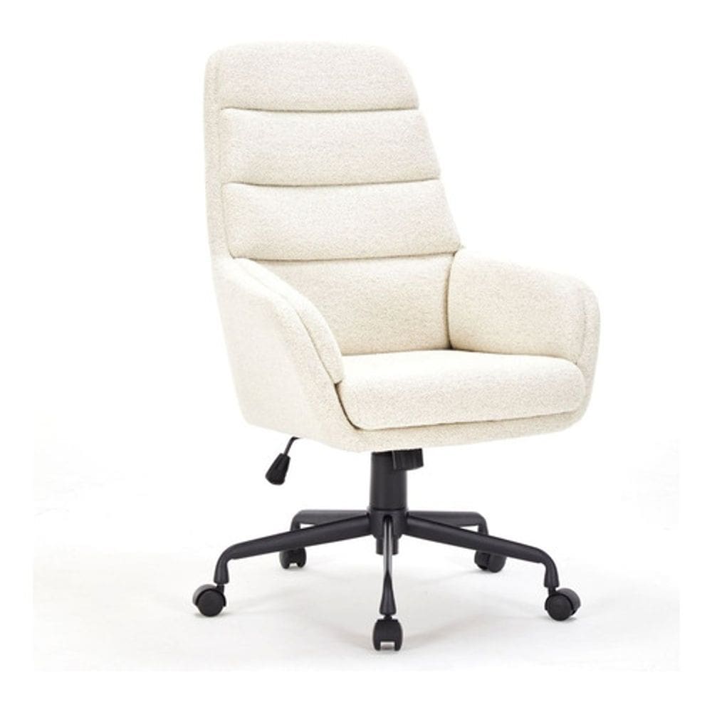 Cadeira Poltrona Escritorio Giratoria Cotton Neve Ate 120kg