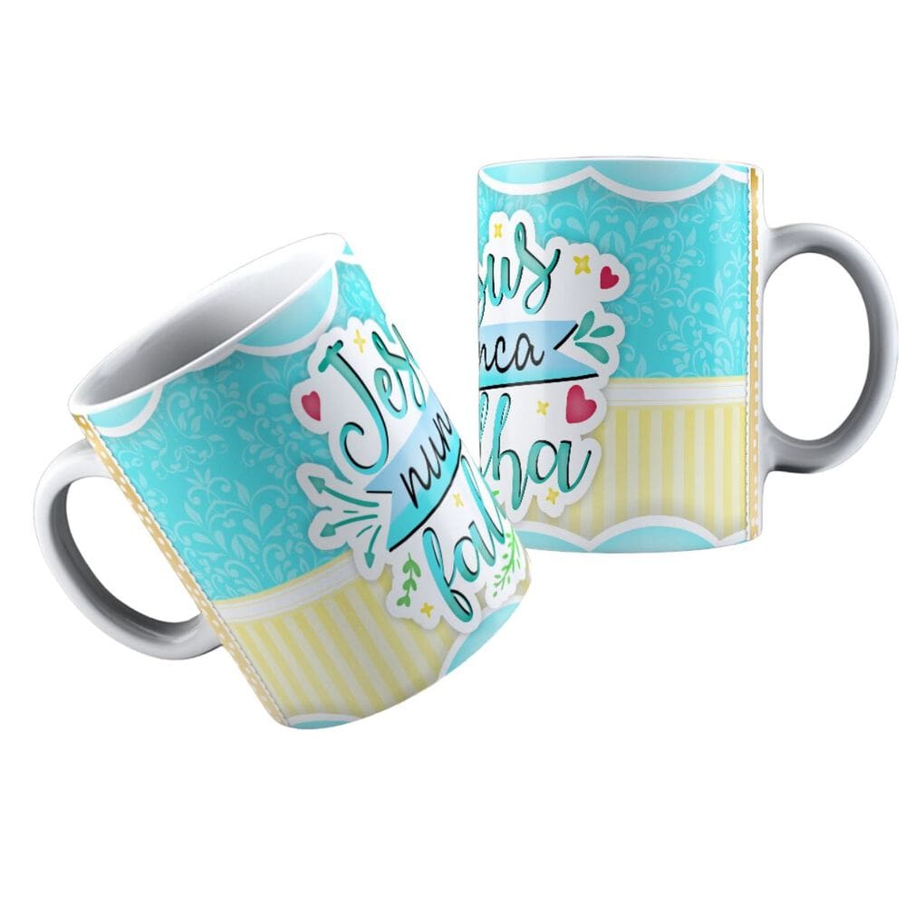Canecas Personalizadas Religiões Catolica Cristã Fé e Inspiração em Cada Gole