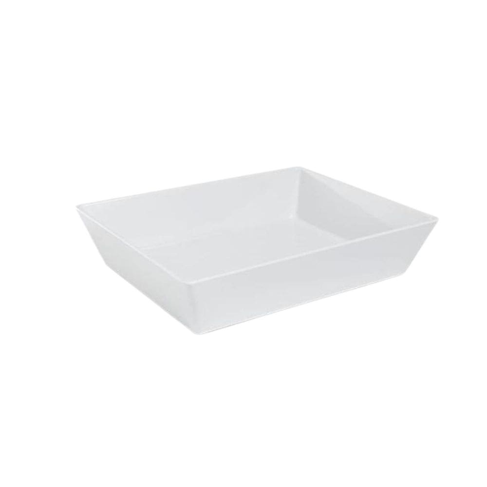 Travessa Retangular Haus Gastronorm Deep Branco - 3,5 Litros