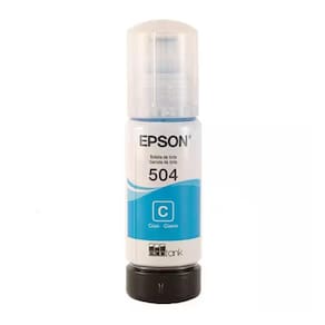 Refil De Tinta Epson T504 222 Ecotank Ciano