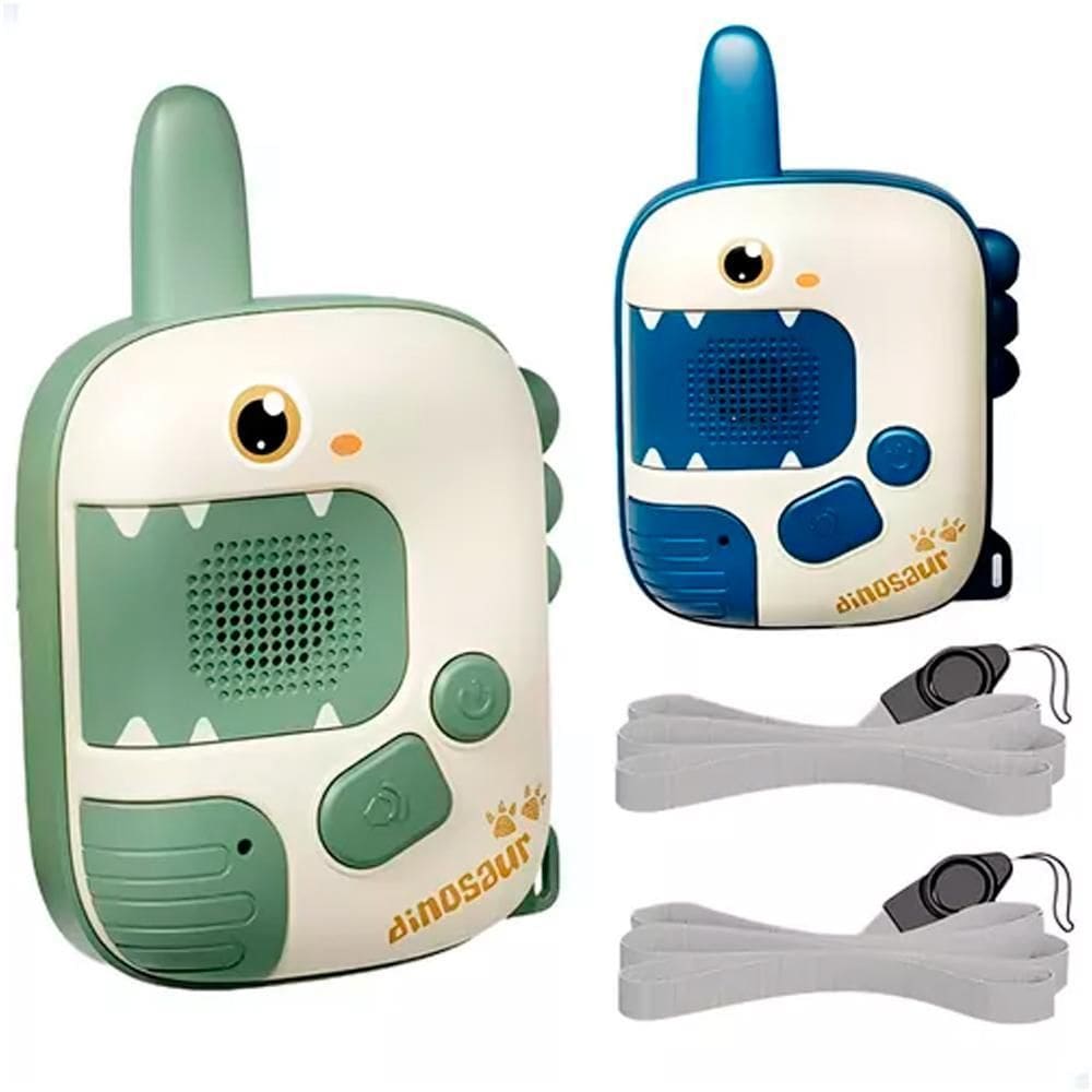 Walkie Talkie Rádio Comunicador Infantil Dinossauro Bf-666S