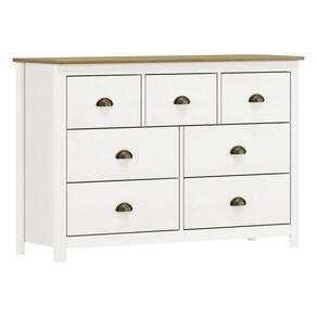 Cômoda 7 Gavetas Topázio 9174BF Branco Freijó Finestra
