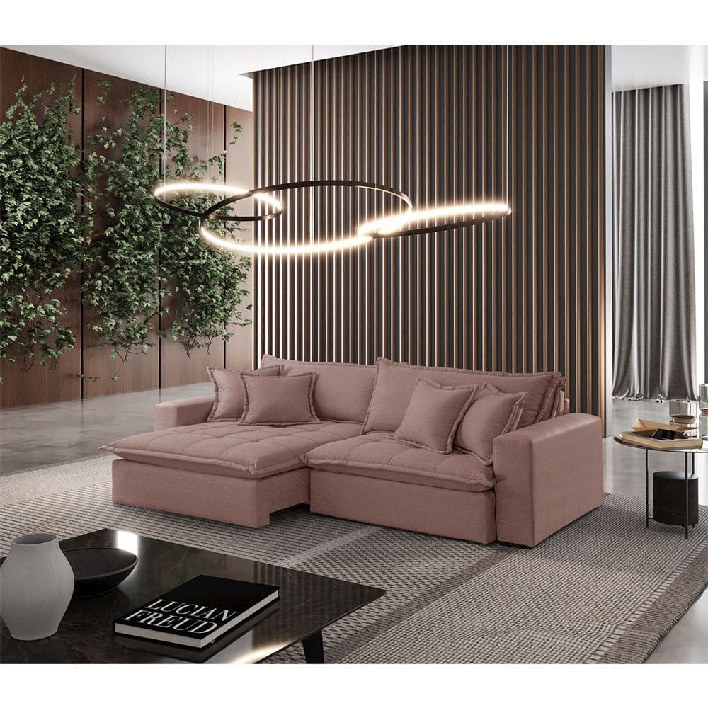 Sofá Zen Veludo 02 Módulos 100 cm B15 Meu Sofá Online