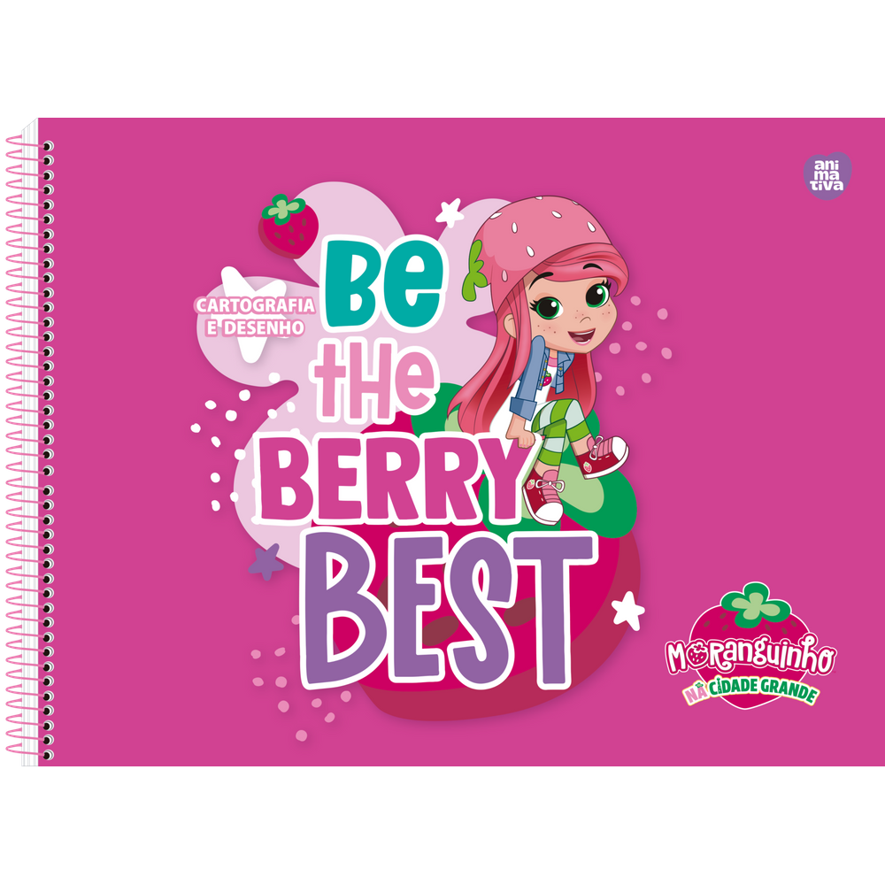 Caderno Desenho 60 Folhas Moranguinho Animativa 5221