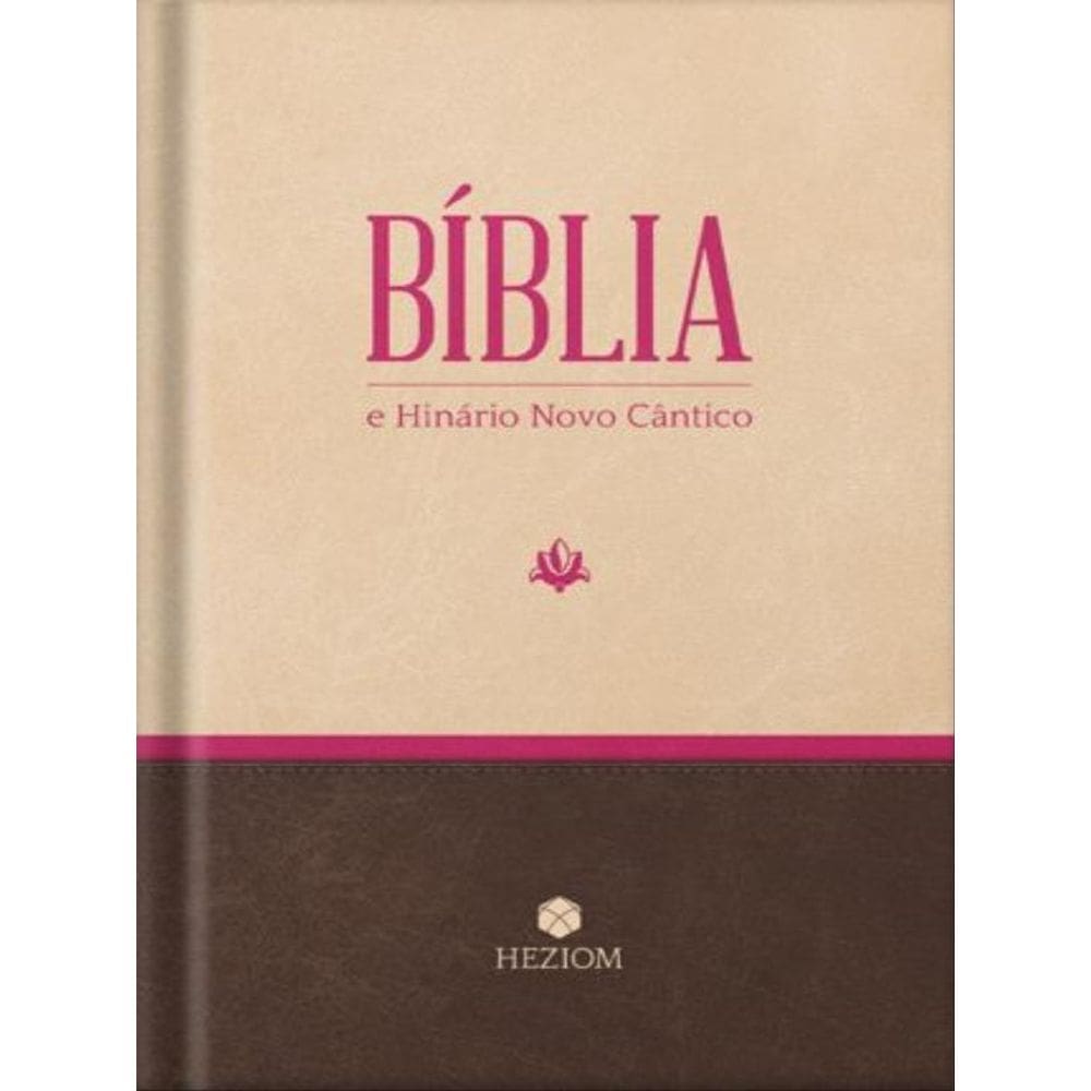 Bíblia E Hinário Novo Cântico - Rosa (Ara)