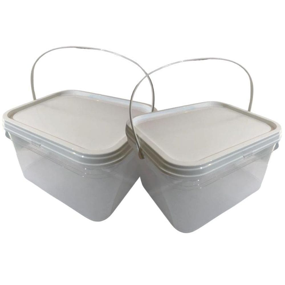 Balde Alça Plastica Para Docinhos 2.4L-Kit 7 Pçs